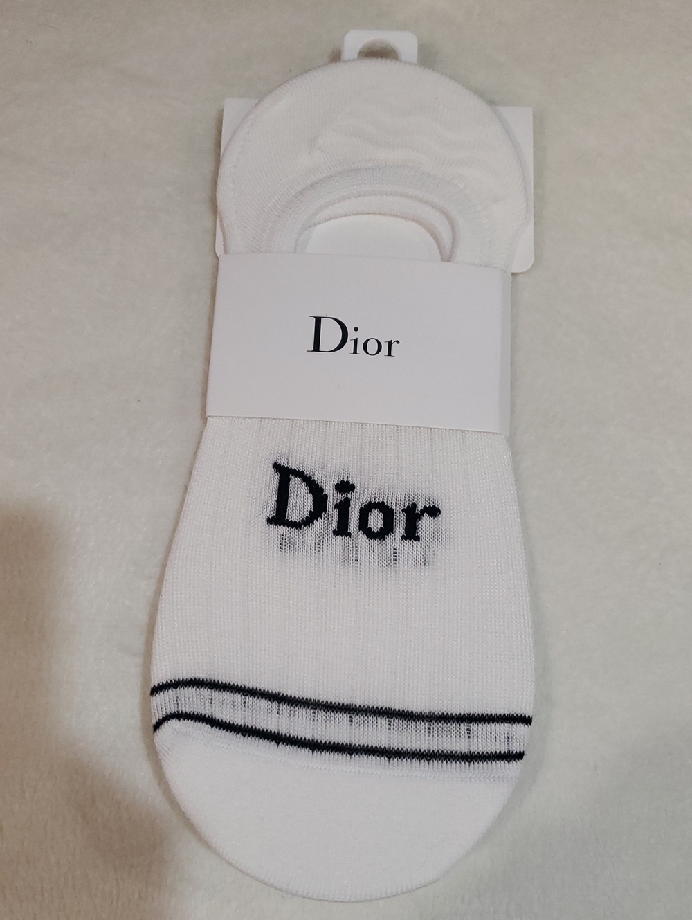 Dior no-show socks